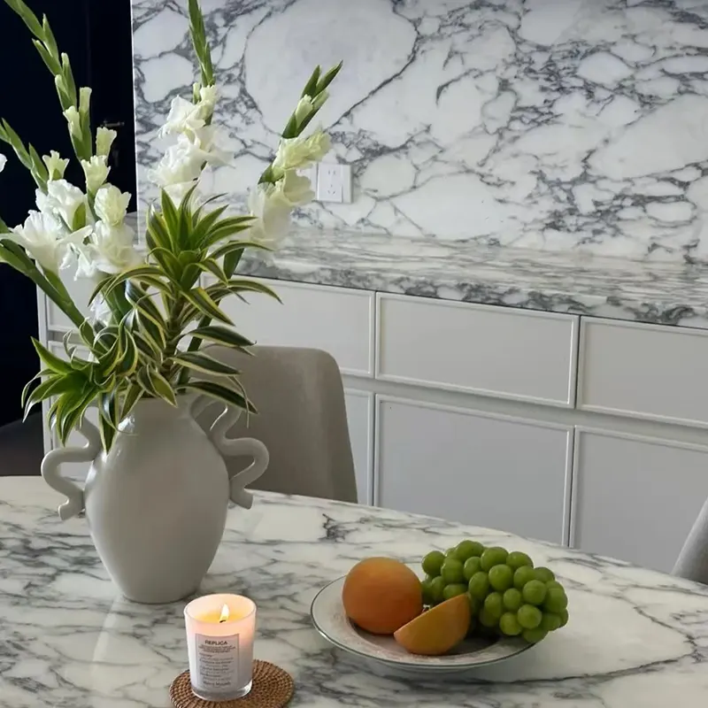 Arabescato Carrara marmorplade