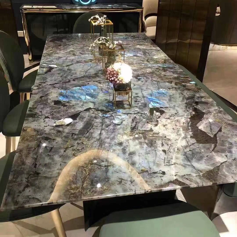 Blue Emerald Granite bordplade