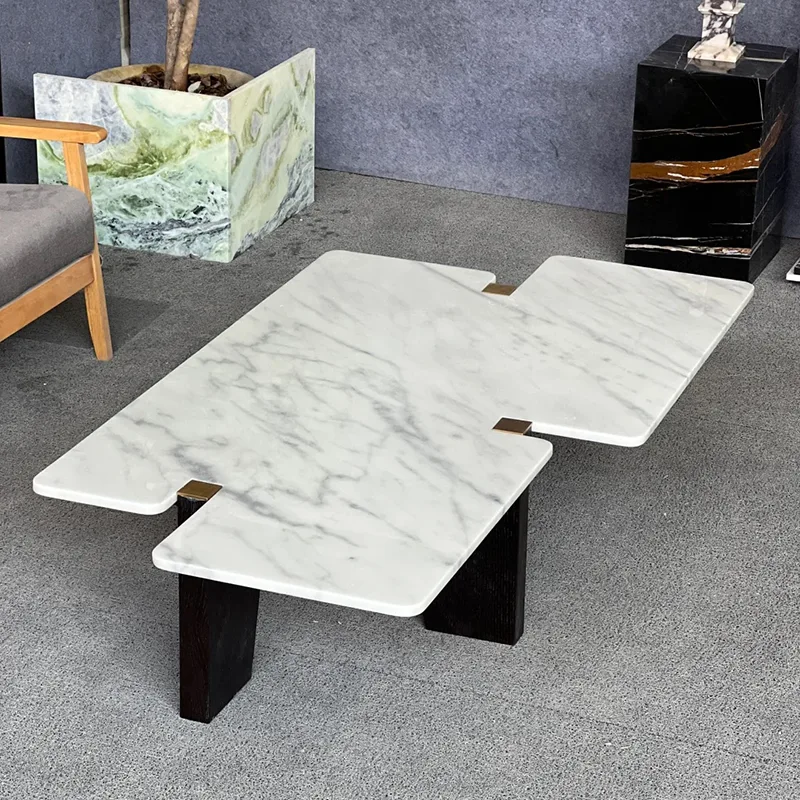 Carrara hvid marmor bordplade